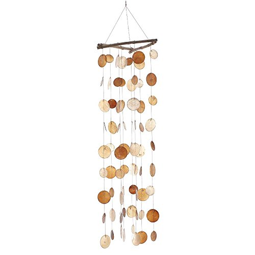 HAB & GUT HA0P1 Windspiel Beige-Braun 87 cm Perlmutt