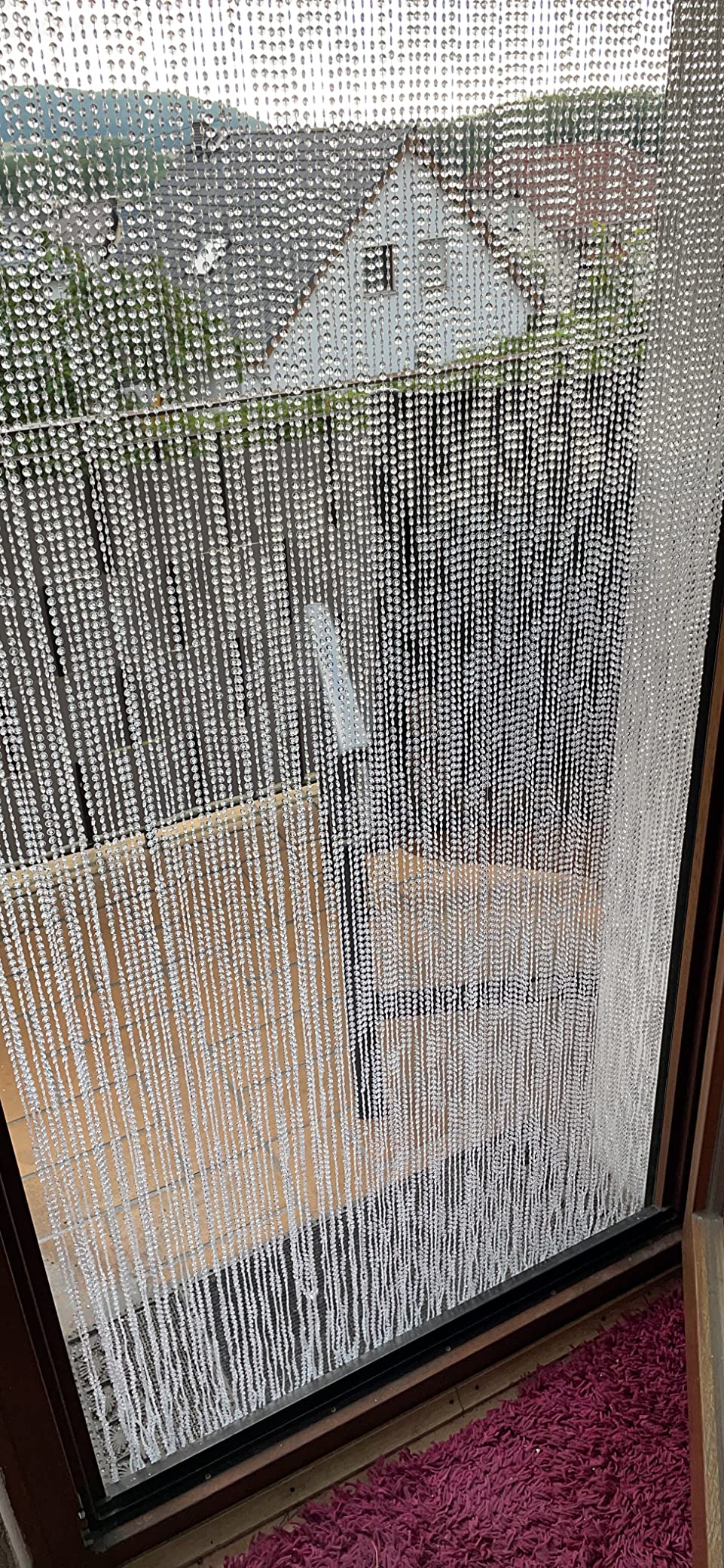 HAB & GUT Mini-Diamanten Türvorhang klar 90x200 Insektenschutz