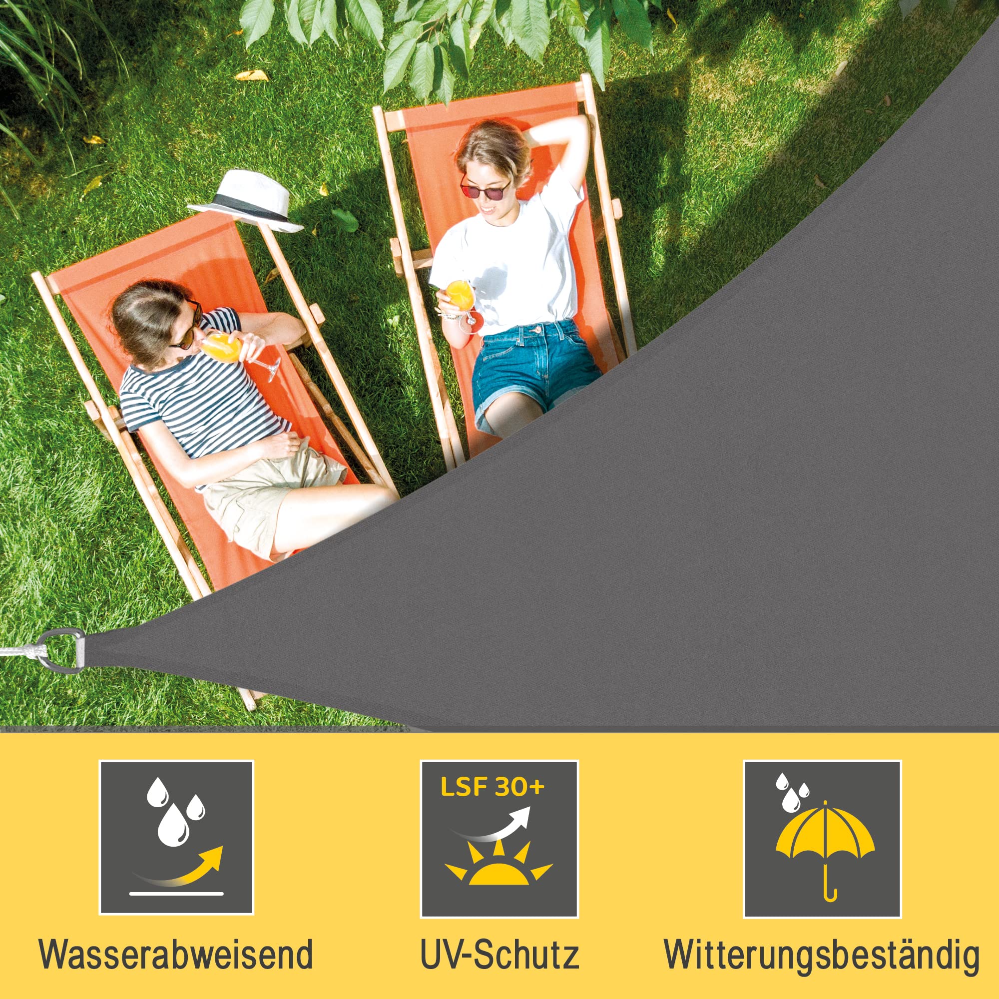 Sol Royal SolVision Sonnensegel Dreieck 5x5x7m Wasserdicht