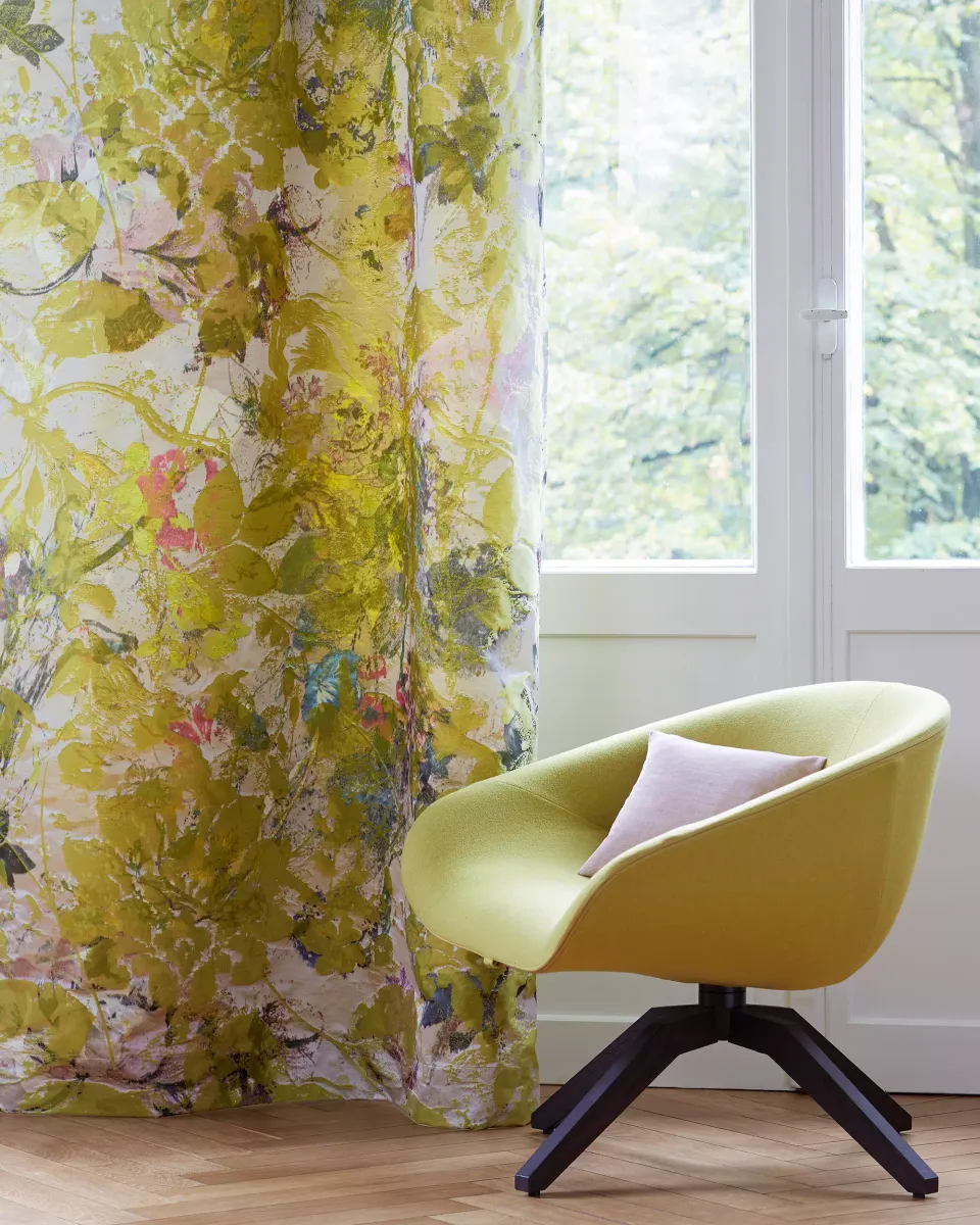 Création Baumann Artemisia Vorhangstoff Jacquard