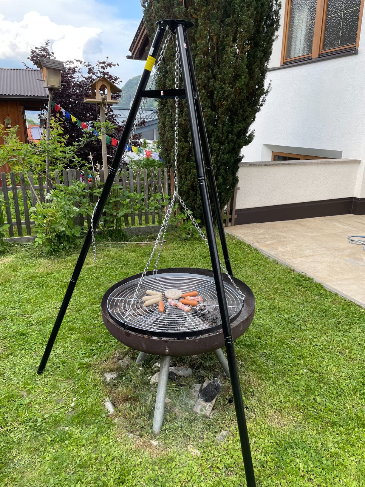 REDFIRE BBQ Tripod Schwenkgrill 65cm schwarz Dreibein