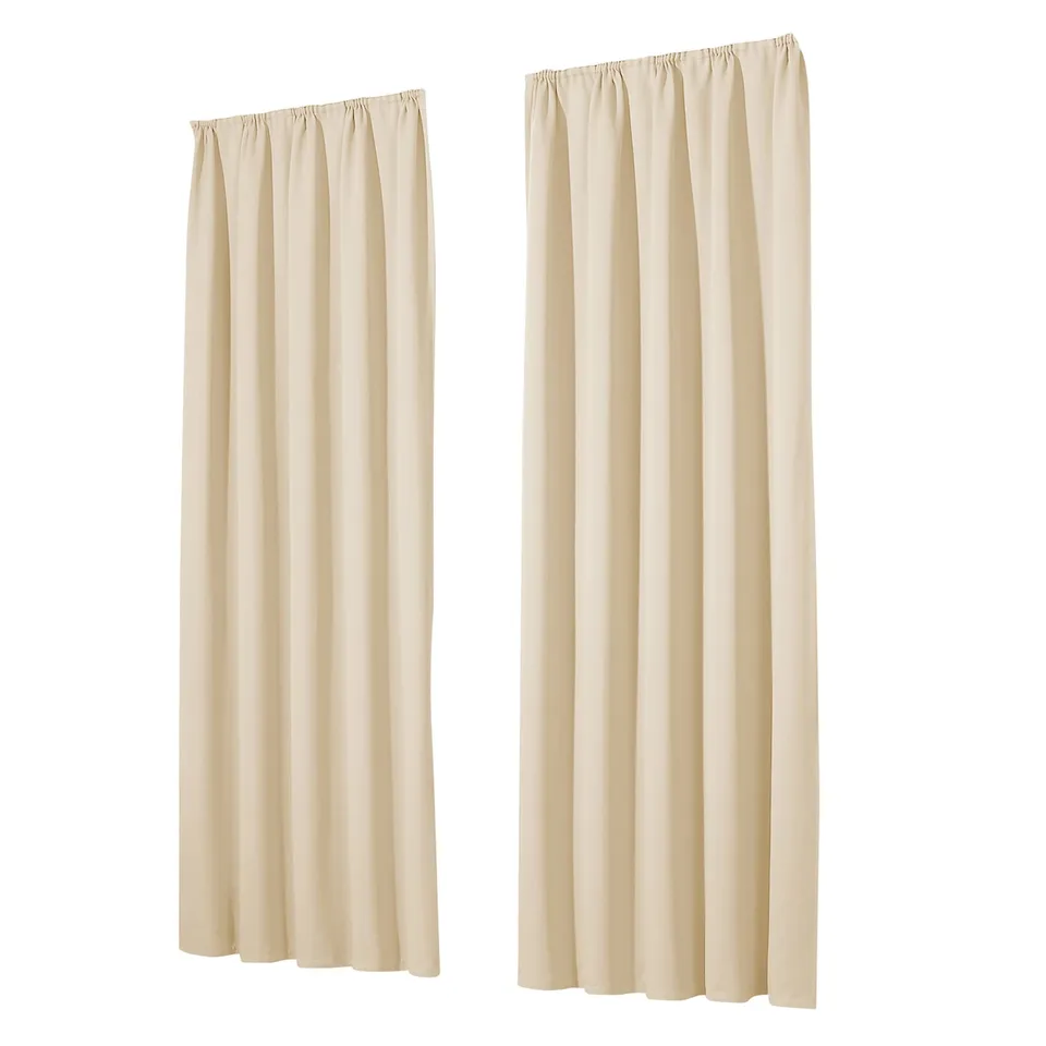 heimtexland Typ139 Thermovorhang 245x135 cm creme blickdicht