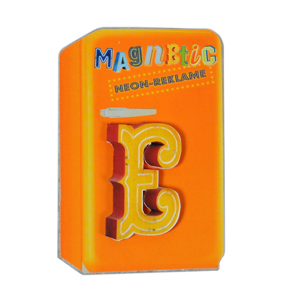 HAB & GUT Vintage VM005 Magnetbuchstabe E Blech 5 cm Retro