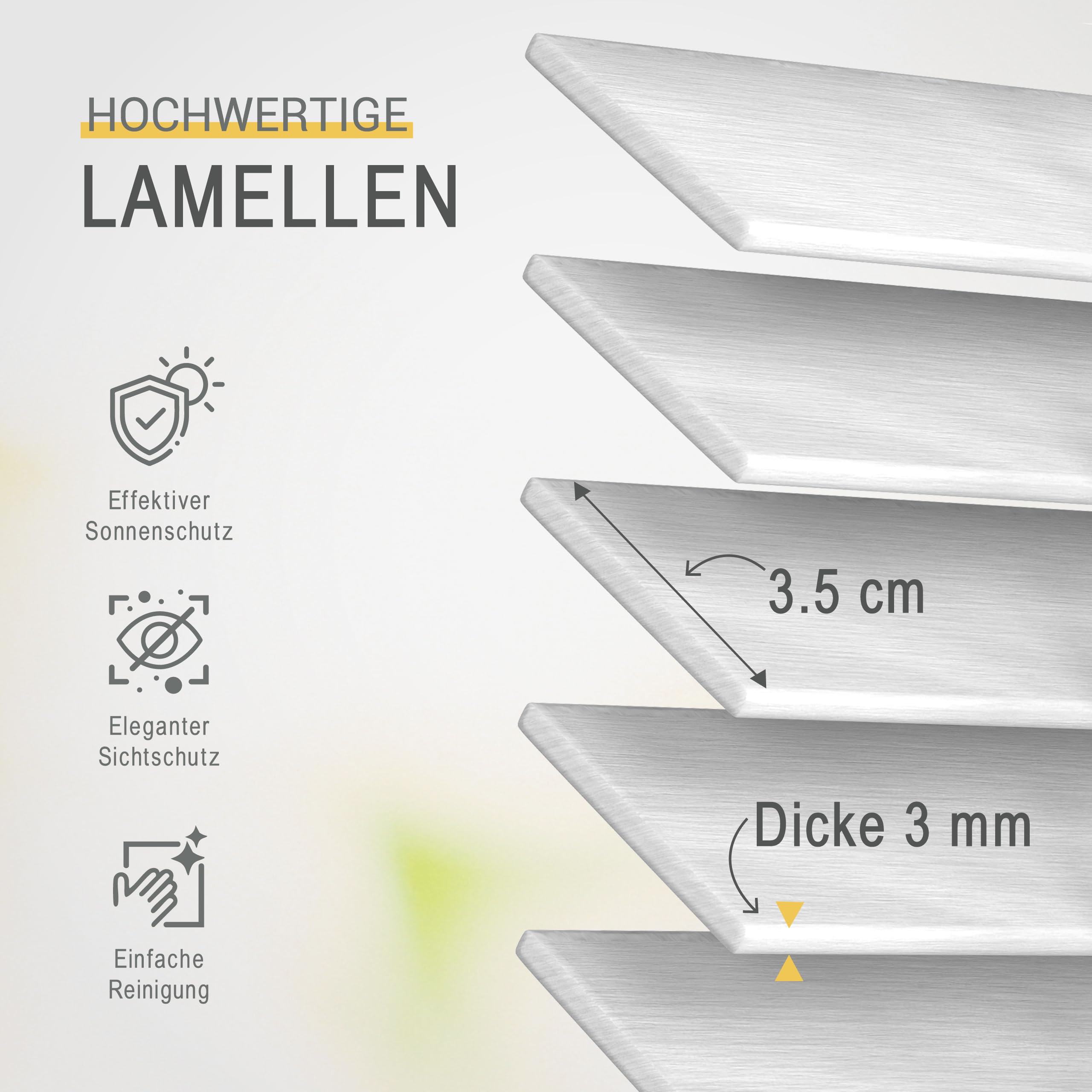 Sol Royal JH3 Holzjalousie 140x160 cm weiß lichtdicht