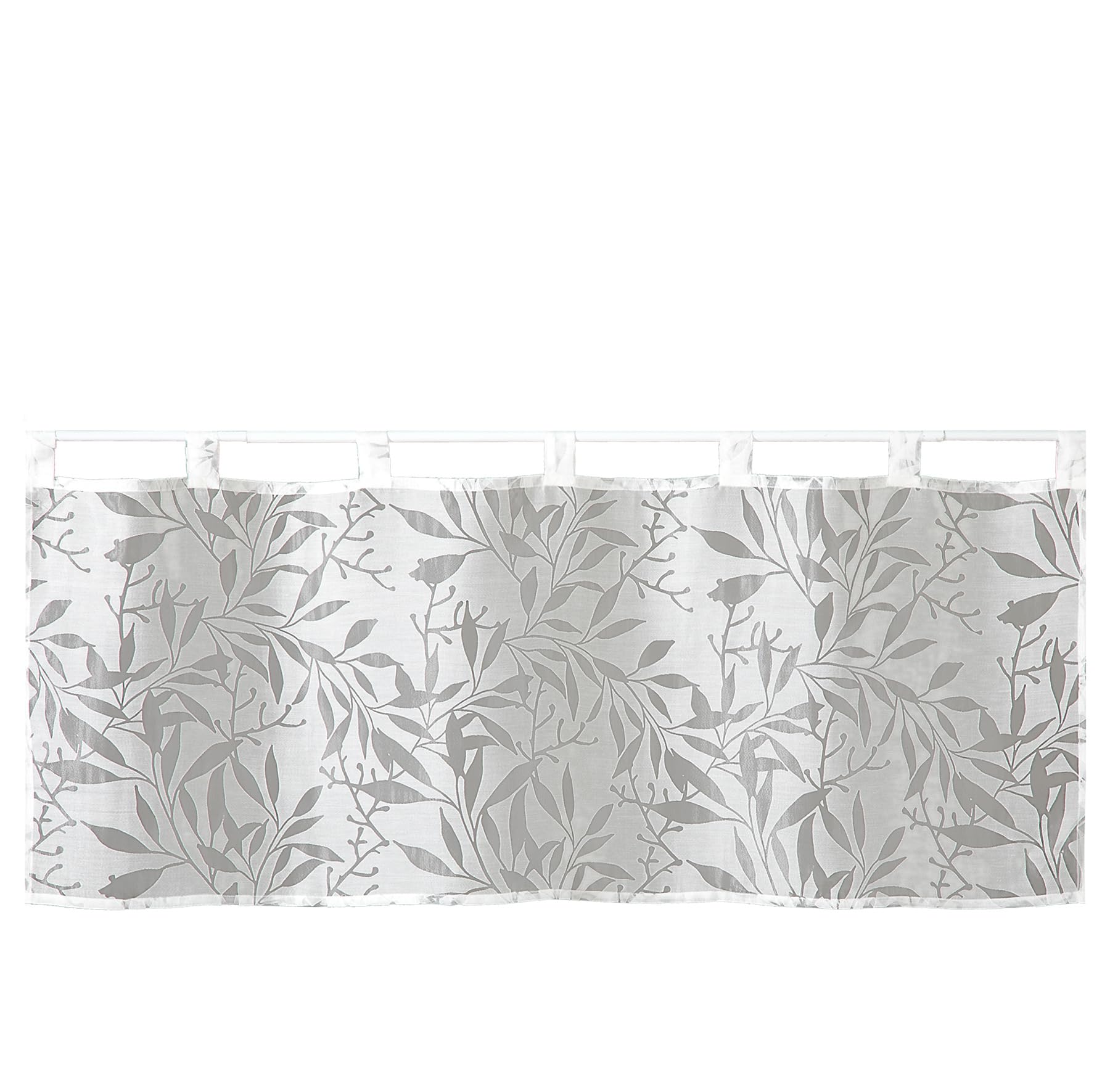 heimtexland Typ928 Scheibengardine 45x120 cm Natur Ranke