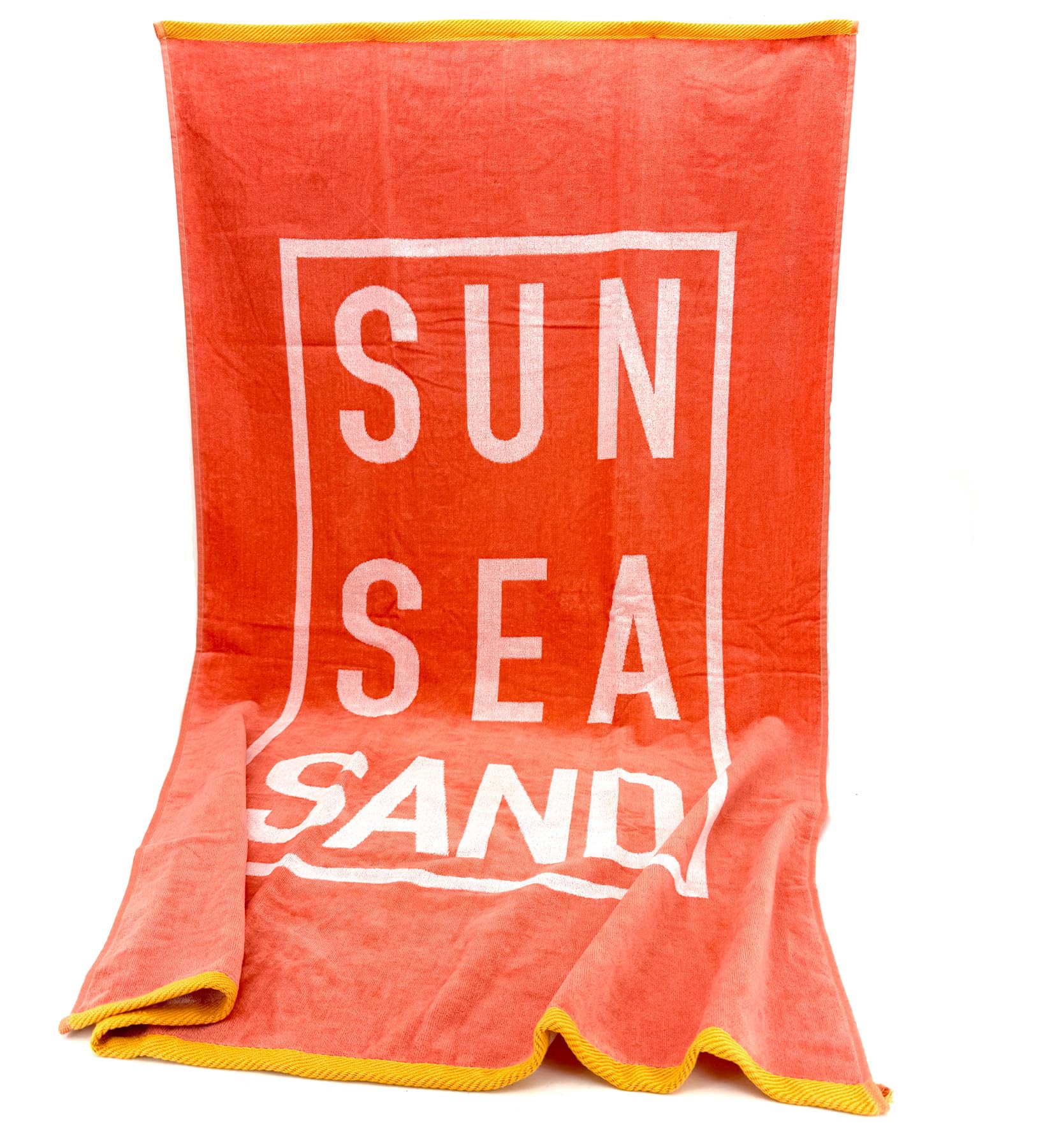 heimtexland Typ907 Strandtuch 90x160 Zitrone blau Baumwolle
