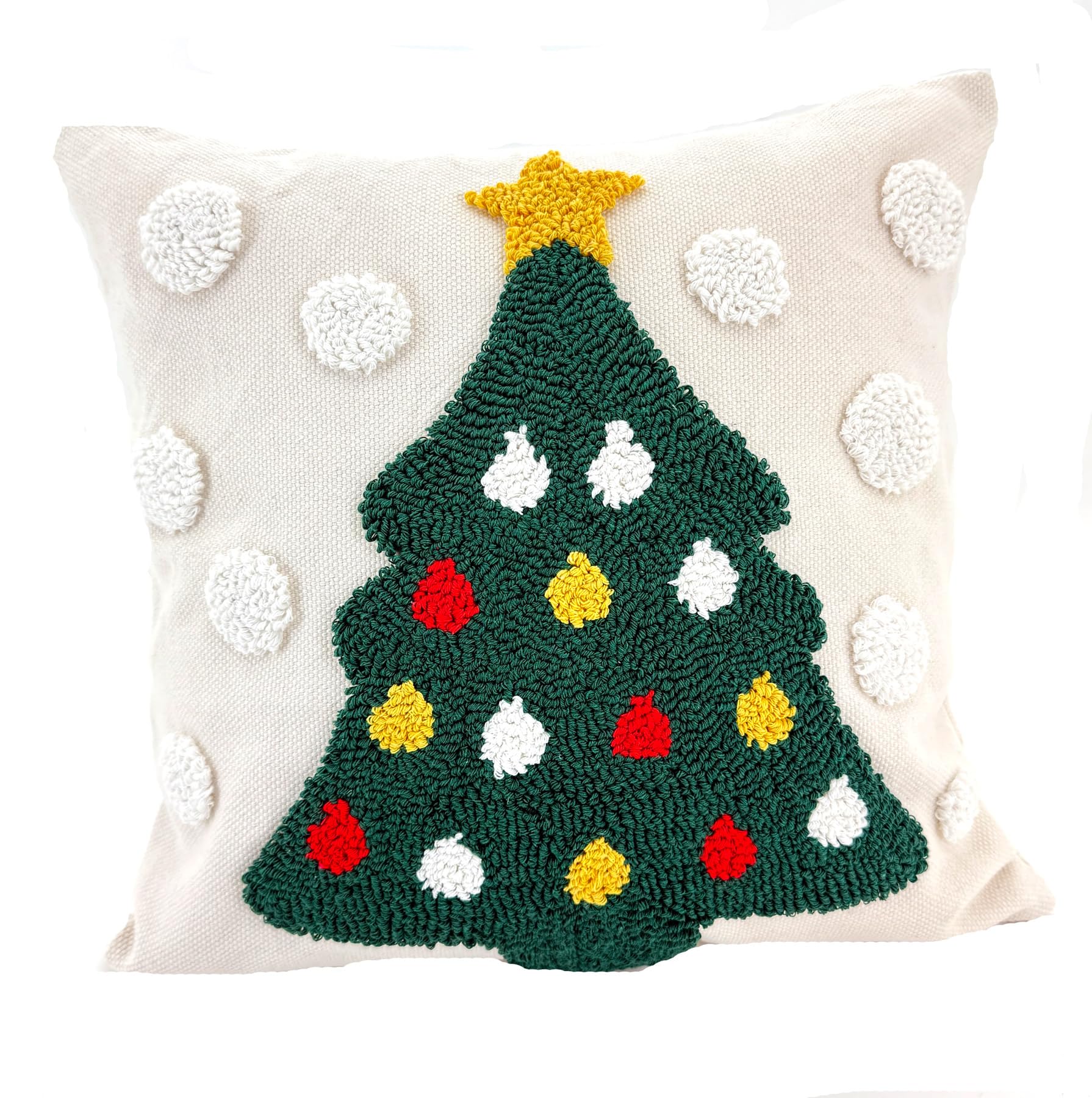 heimtexland Typ923 Kissenhülle 45x45 cm Weihnachtsmann natur