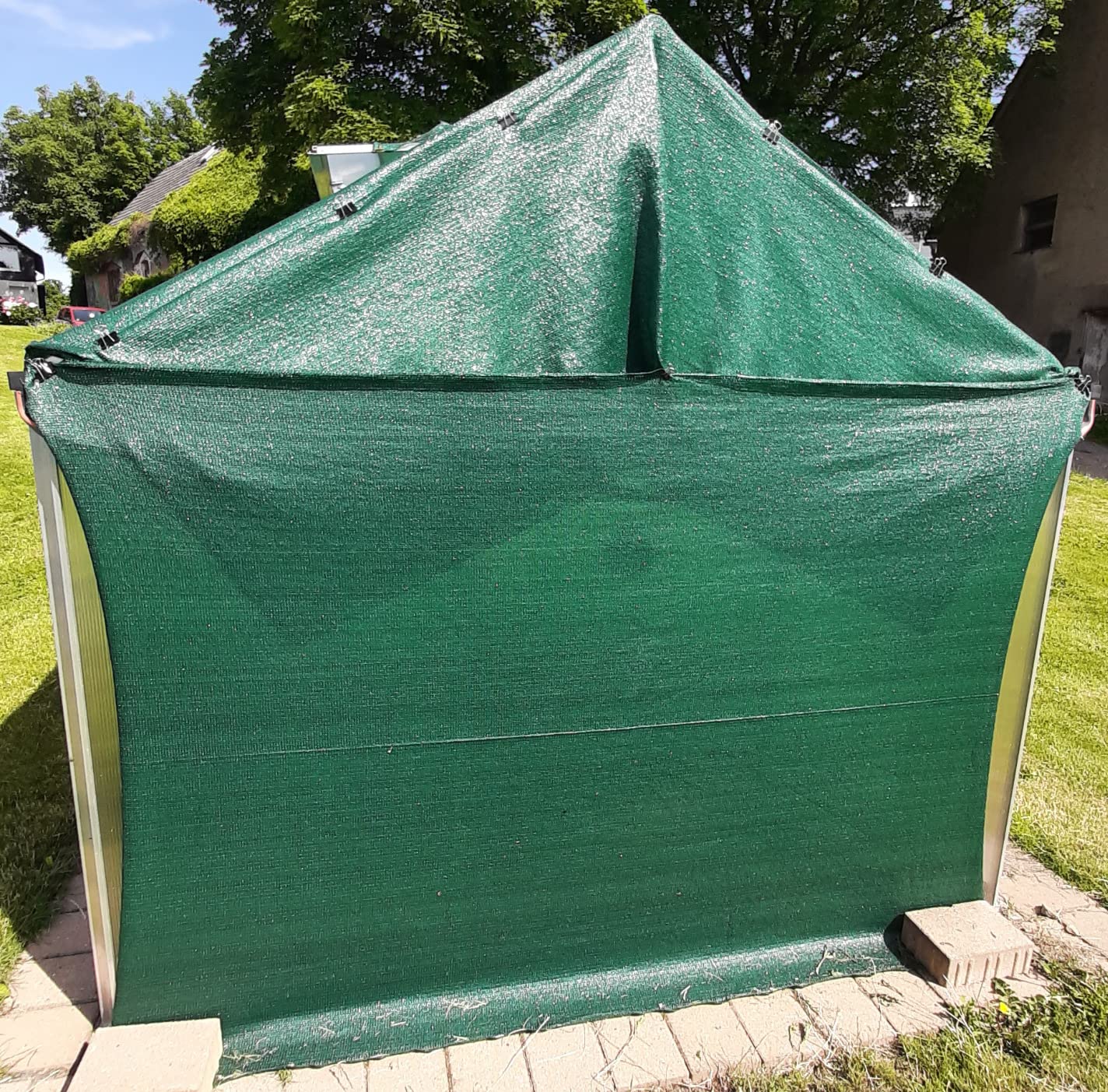 Sol Royal SG80 Schattiergewebe Grün zuschneidbar