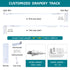 SmartWings Drapery Vorhangschiene motorisiert Kit