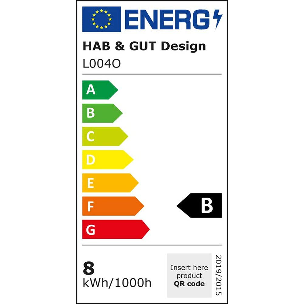 HAB & GUT L004-O Lichterkette Stern Orange 5 m