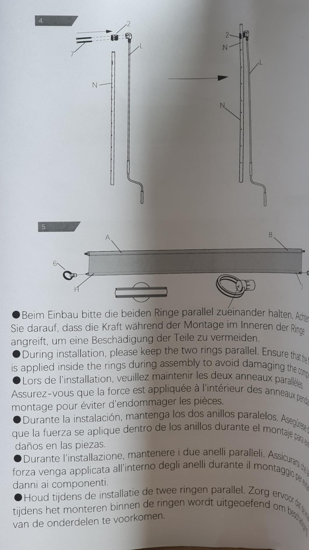 Sol Royal SolVision Klemmmarkise beige 150 cm ohne Bohren