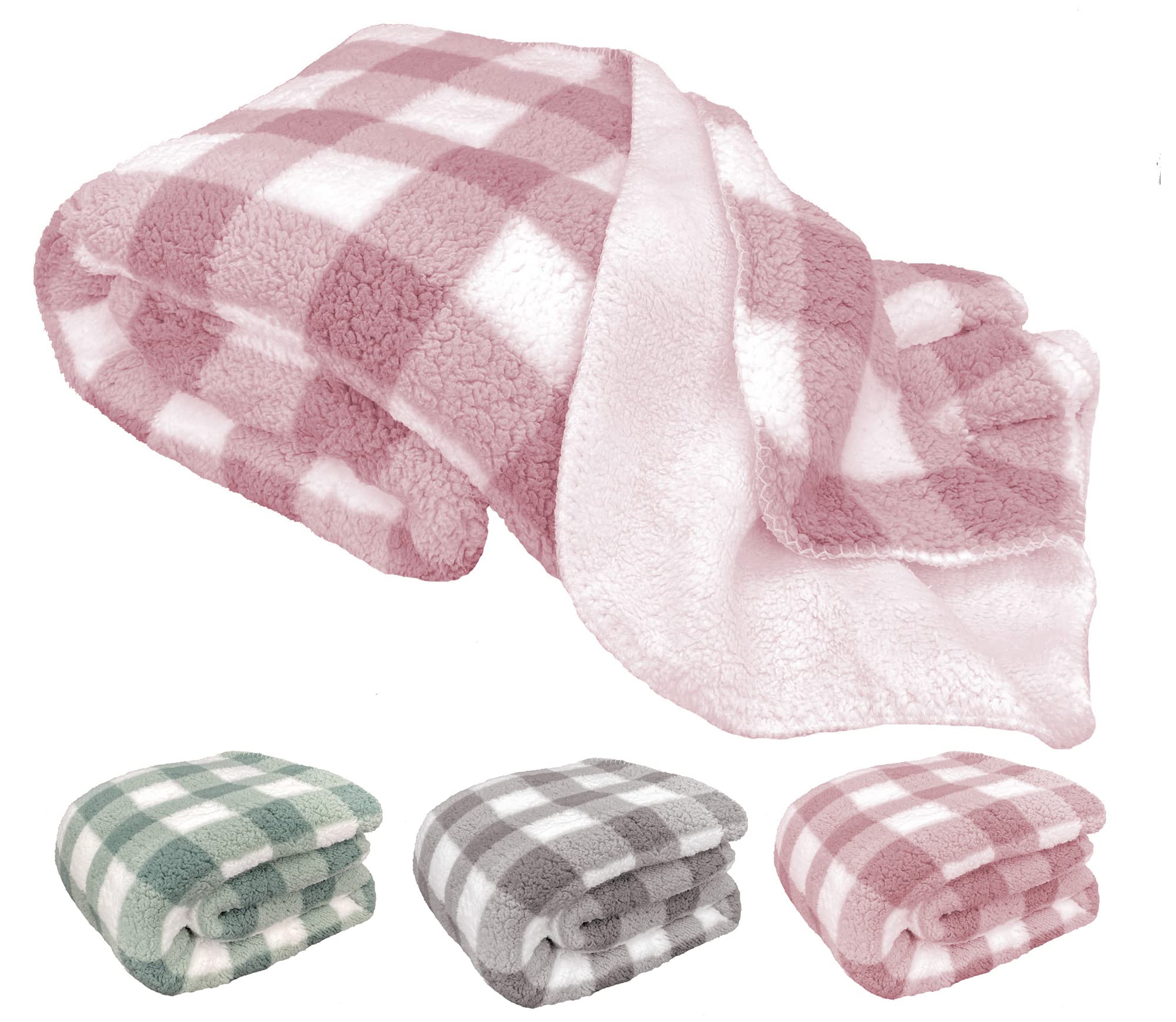 heimtexland Typ837 Kuscheldecke Sherpa 200x150 Mint Grün extra warm