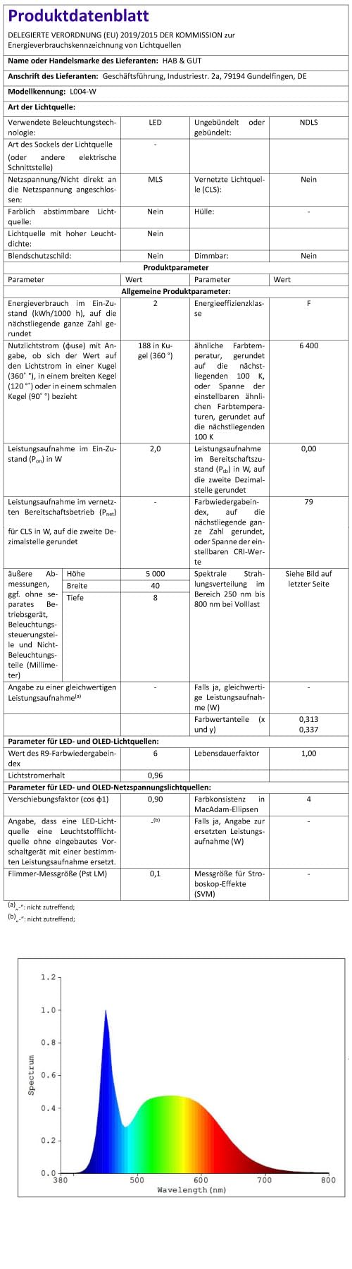 HAB & GUT L004-W Lichterkette Stern warmweiß 5 m