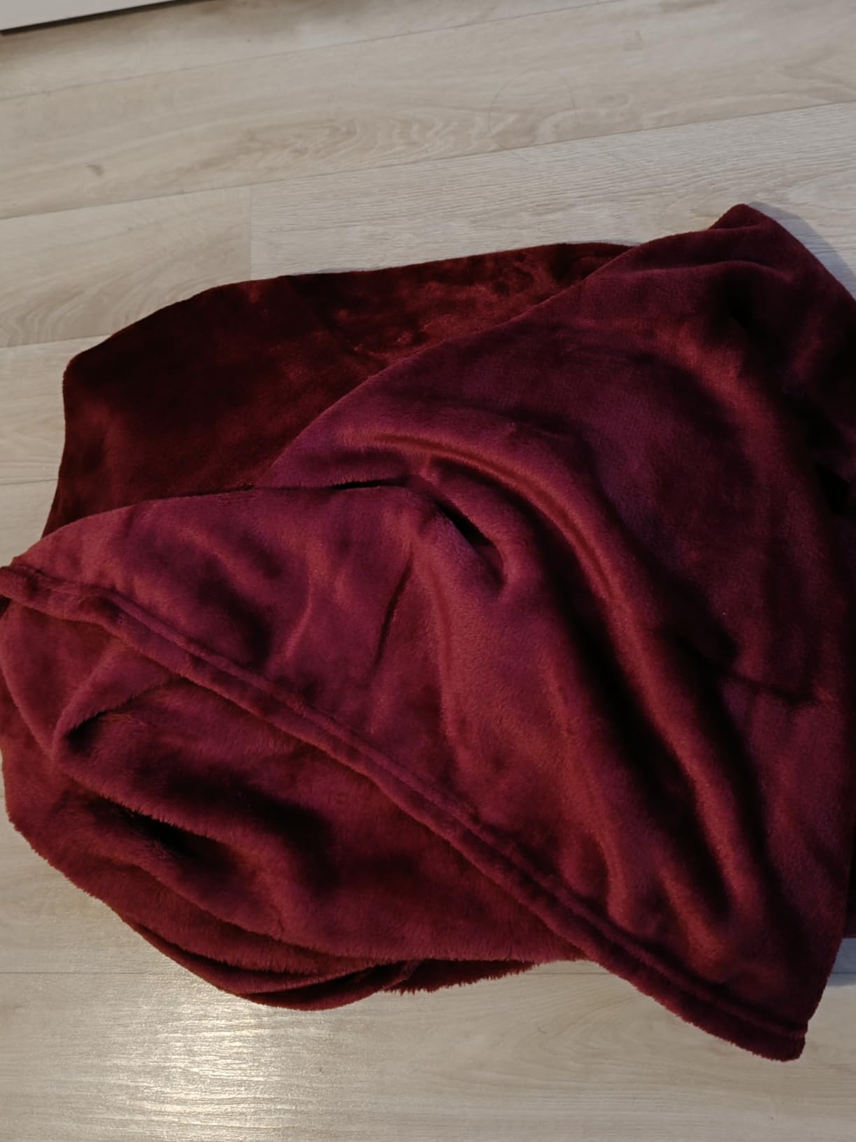 heimtexland Typ380 Kuscheldecke 150x200 cm Orange flauschig