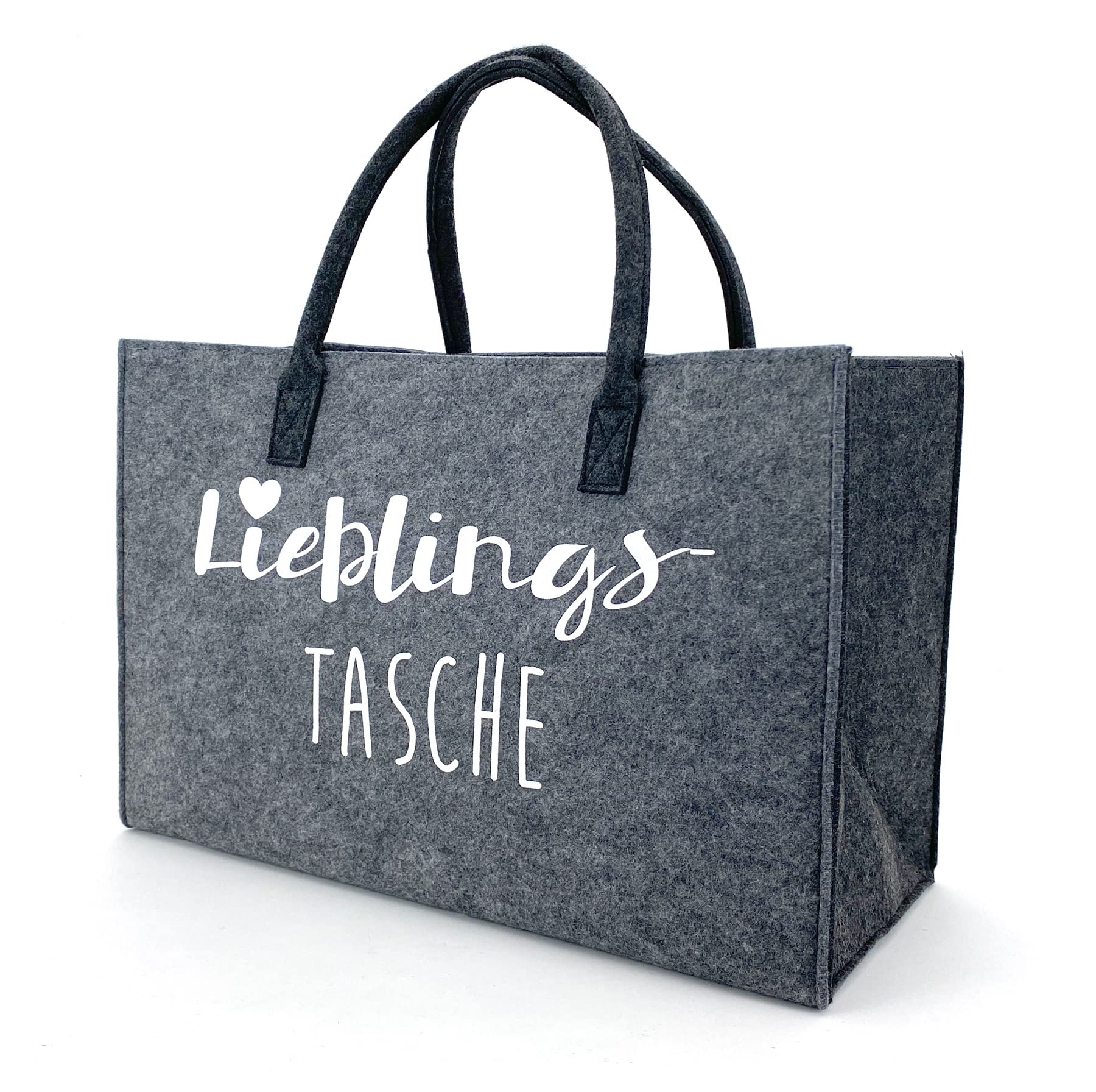 heimtexland Typ717 Filztasche 33x42 cm grau-anthrazit