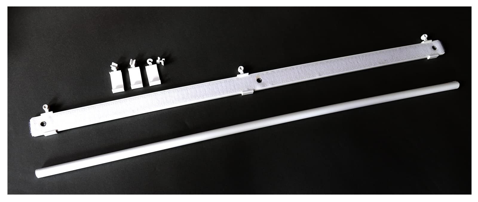 heimtexland Typ776 Schiebegardinen-Zubehör 60 cm Weiß Set
