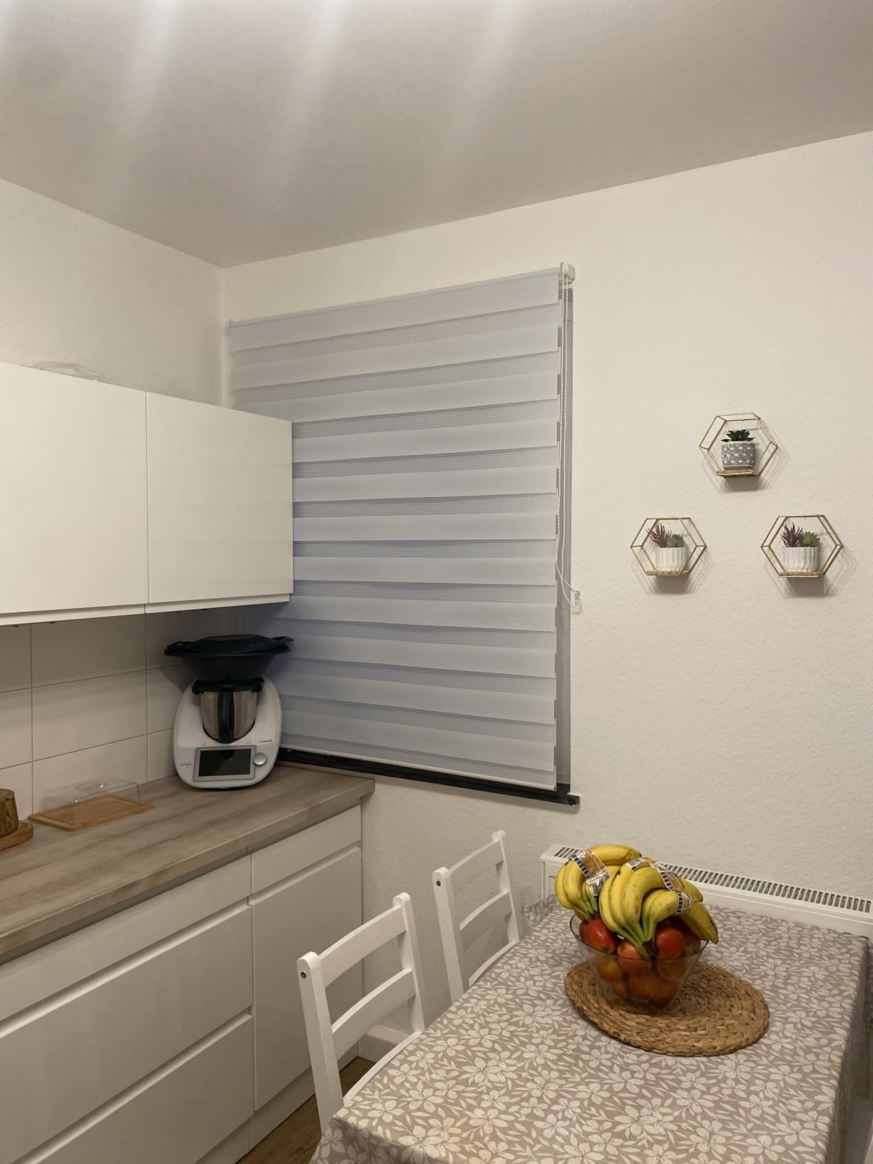 Sol Royal Klemmfix Doppelrollo 60x220 cm Weiß blickdicht