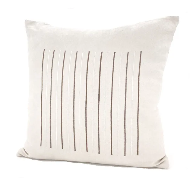 heimtexland Typ256 D5 Kissenhülle 40x40 cm Natur Wildleder-Optik