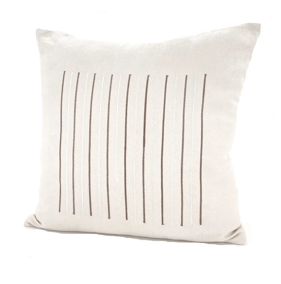 heimtexland Typ256 D5 Kissenhülle 40x40 cm Natur Wildleder-Optik