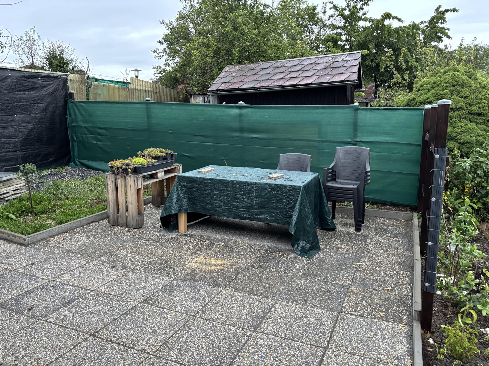 Sol Royal SG80 Schattiergewebe Grün zuschneidbar
