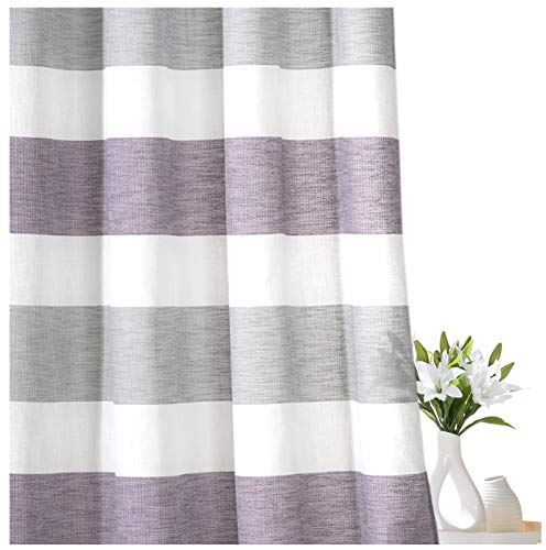 heimtexland Typ633 Ösenschal 245x140 cm Lila halbtransparent