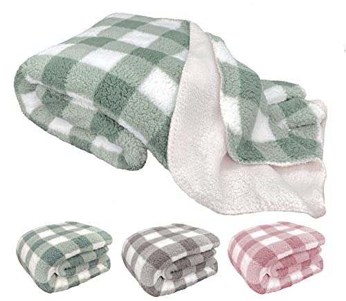 heimtexland Typ837 Kuscheldecke Sherpa 200x150 Mint Grün extra warm