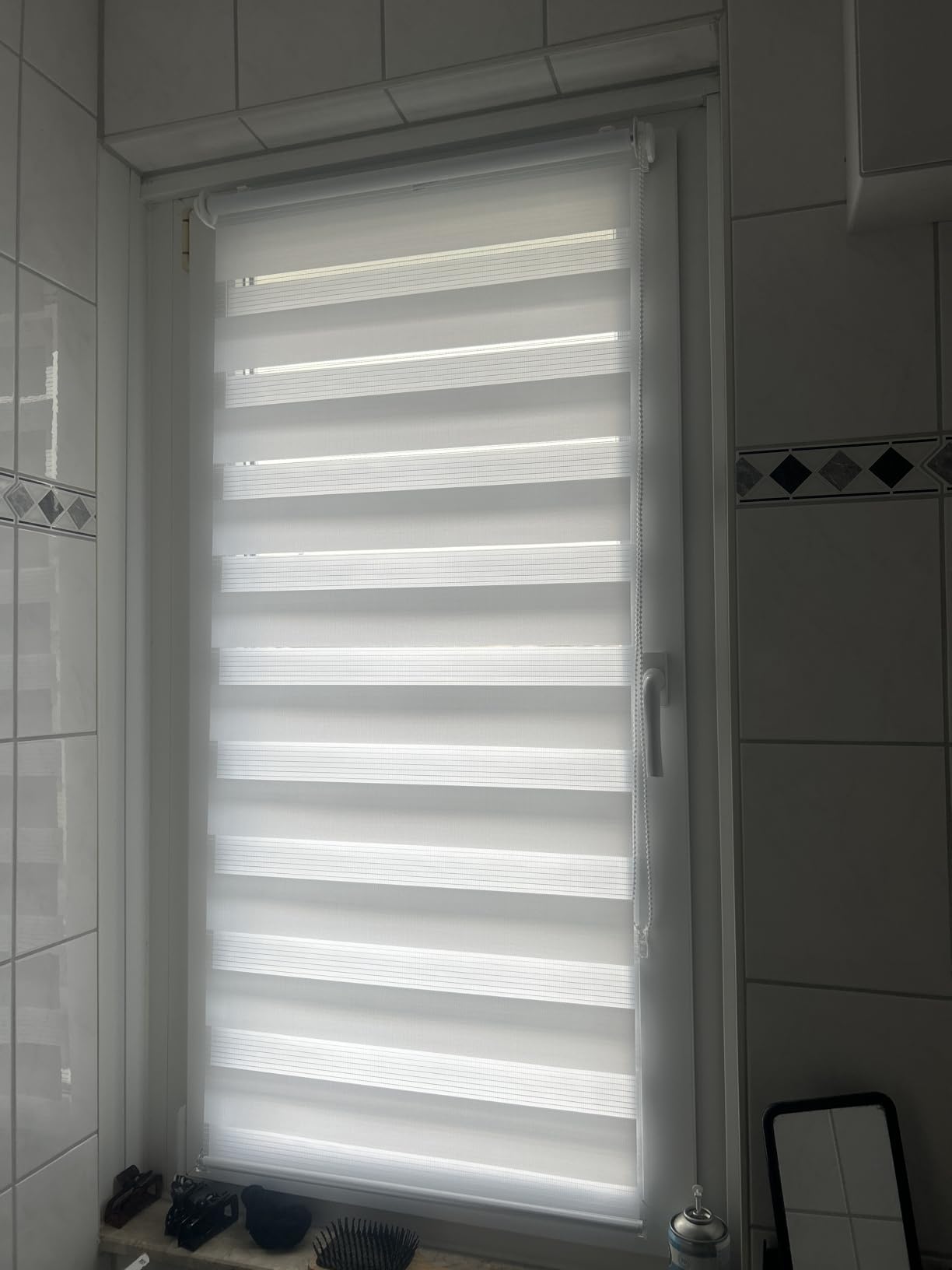 Sol Royal Klemmfix Doppelrollo 60x220 cm Weiß blickdicht