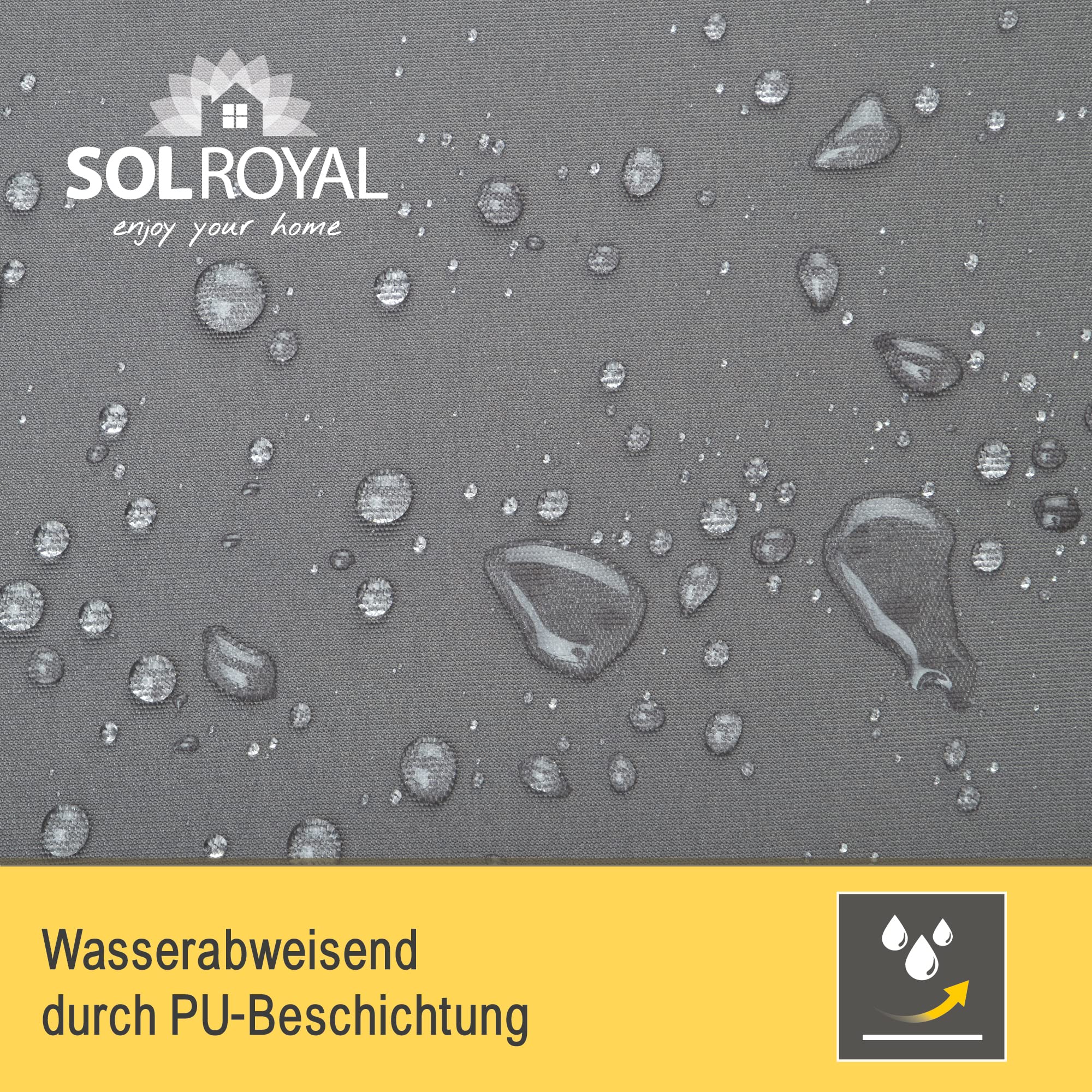 Sol Royal SolVision PB2 Balkonsichtschutz 90x600 Grau