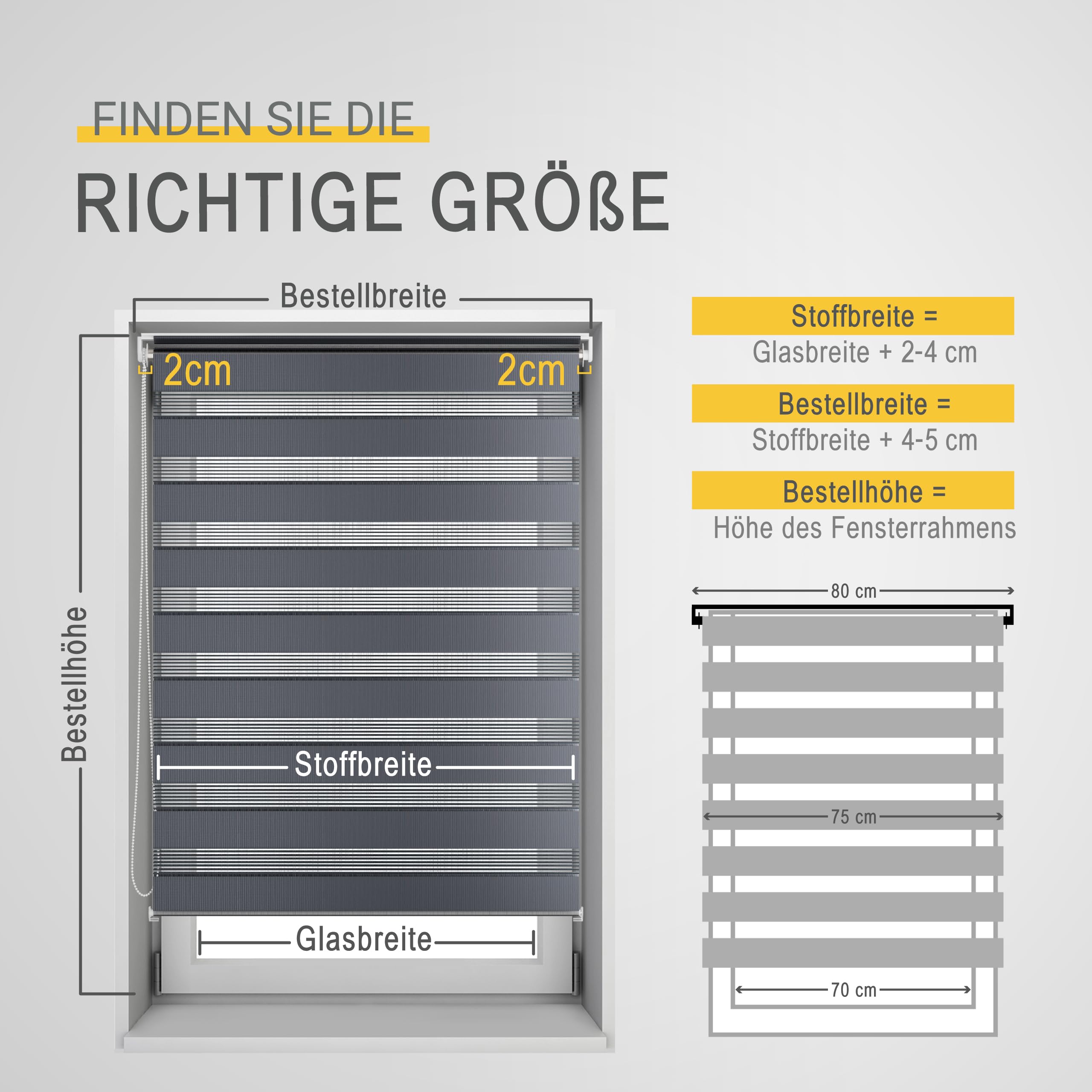 Sol Royal Klemmfix Doppelrollo 60x220 cm Weiß blickdicht