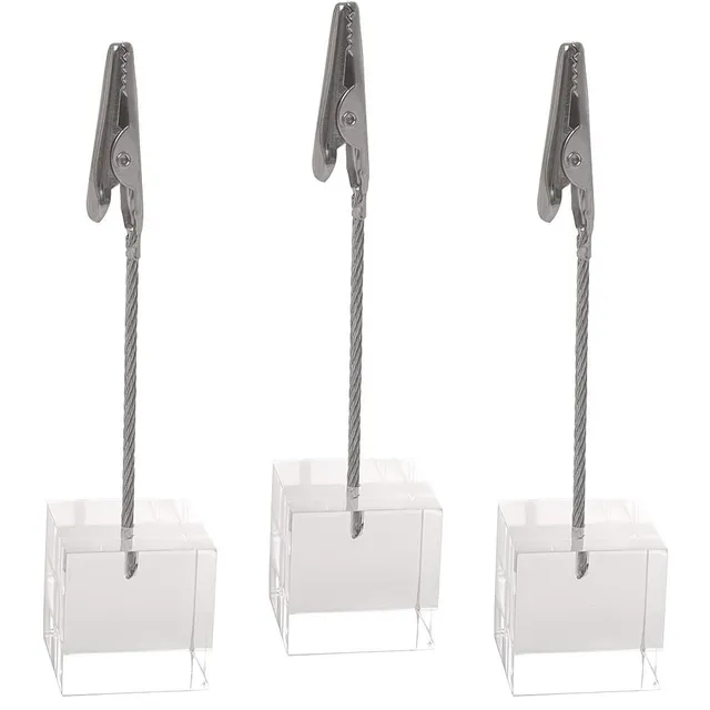 HAB & GUT CROCO-V-WT3 Kartenhalter 3er Set klar