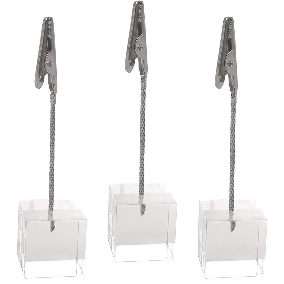HAB & GUT CROCO-V-WT3 Kartenhalter 3er Set klar