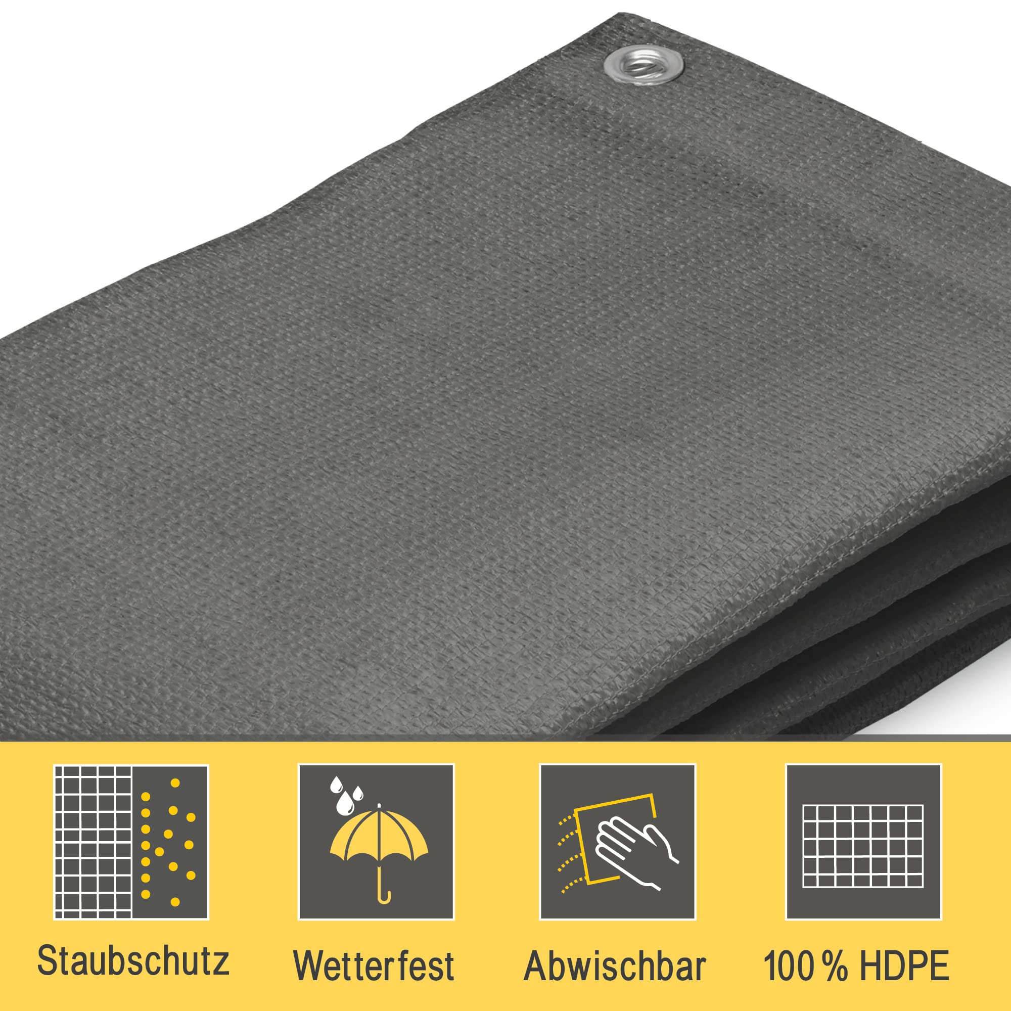 Sol Royal SolVision HB2 Balkonsichtschutz 90x300 cm Anthrazit blickdicht