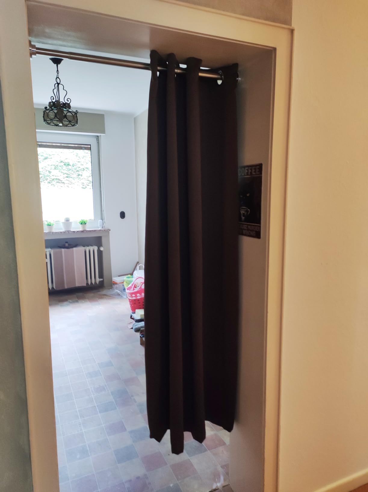 heimtexland Typ139 Thermo Vorhang 245x135 Dunkel-Petrol