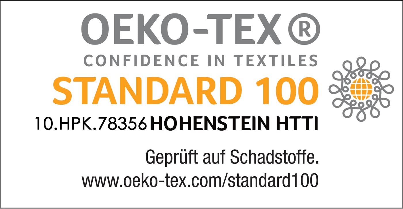 heimtexland Typ331 Auflagen-Set grau 50x220 cm Vichy-Karo