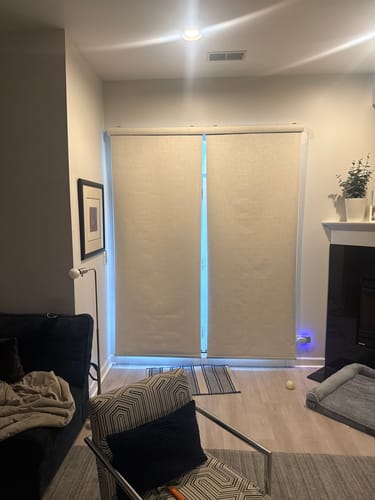 SmartWings Linen Rollo Blackout Leinenoptik motorisiert