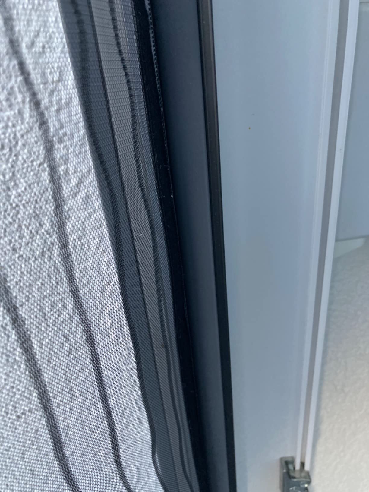 REDFIRE Fliegengitter Tür Magnet 70x220cm schwarz