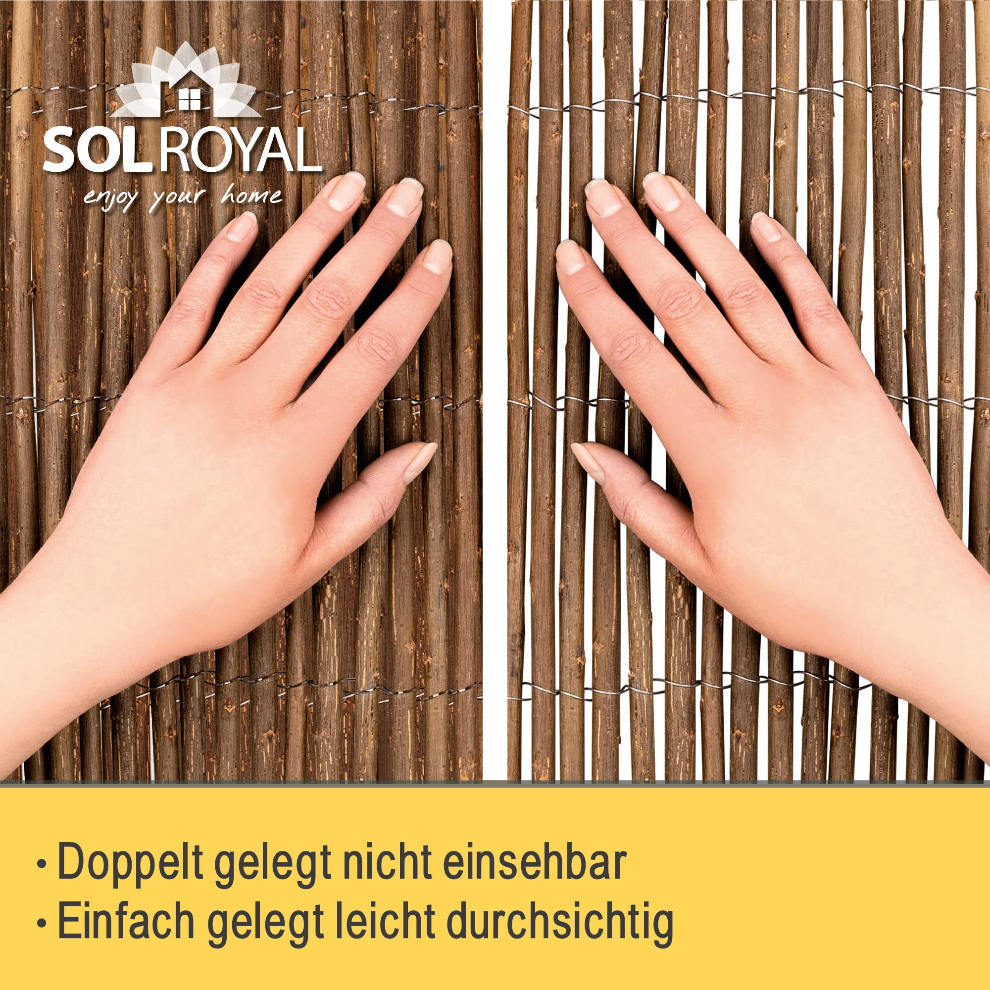 Sol Royal W79 Weidenmatte 300x90 cm Naturweide