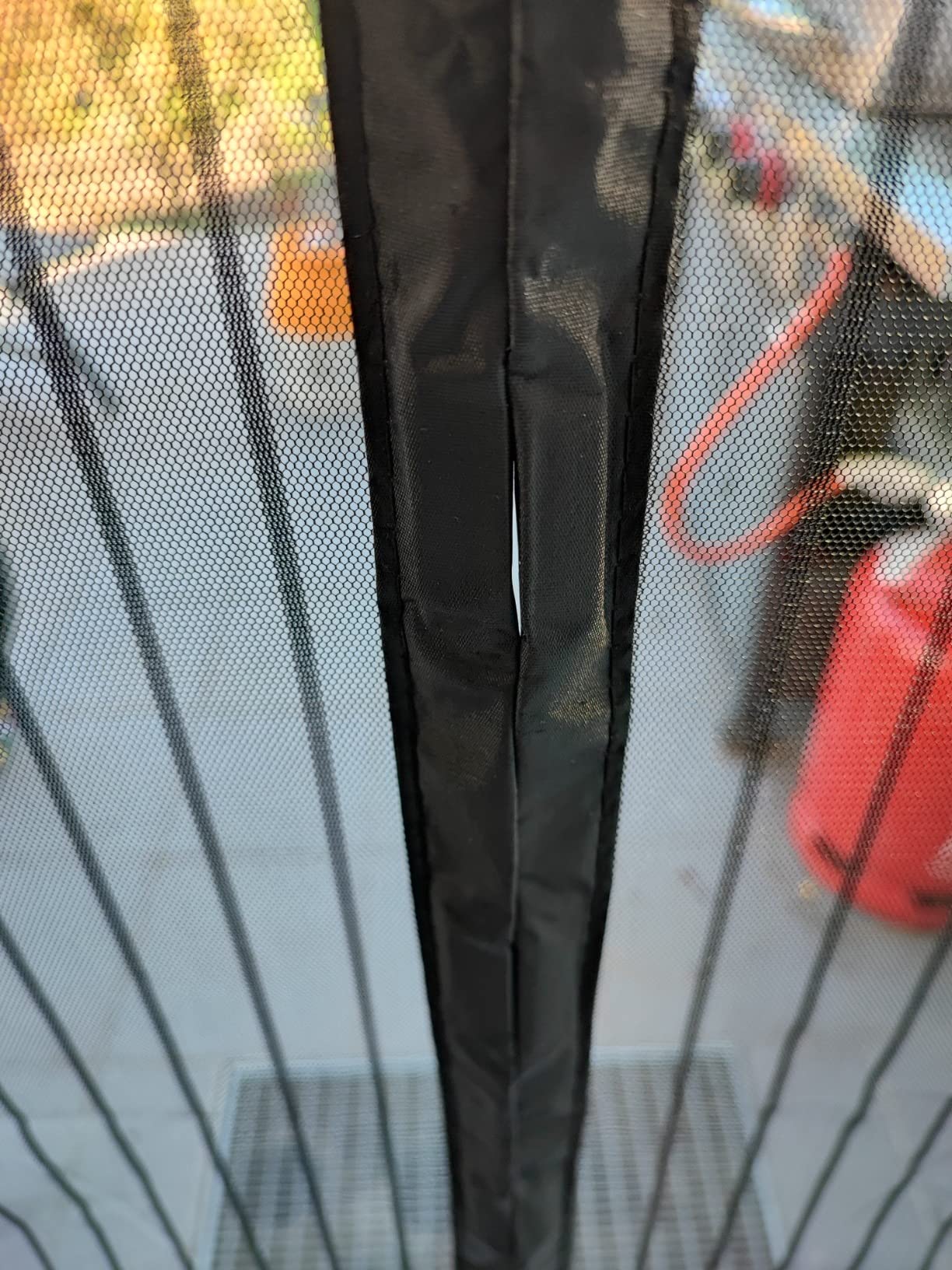 REDFIRE Fliegengitter Tür Magnet 70x220cm schwarz