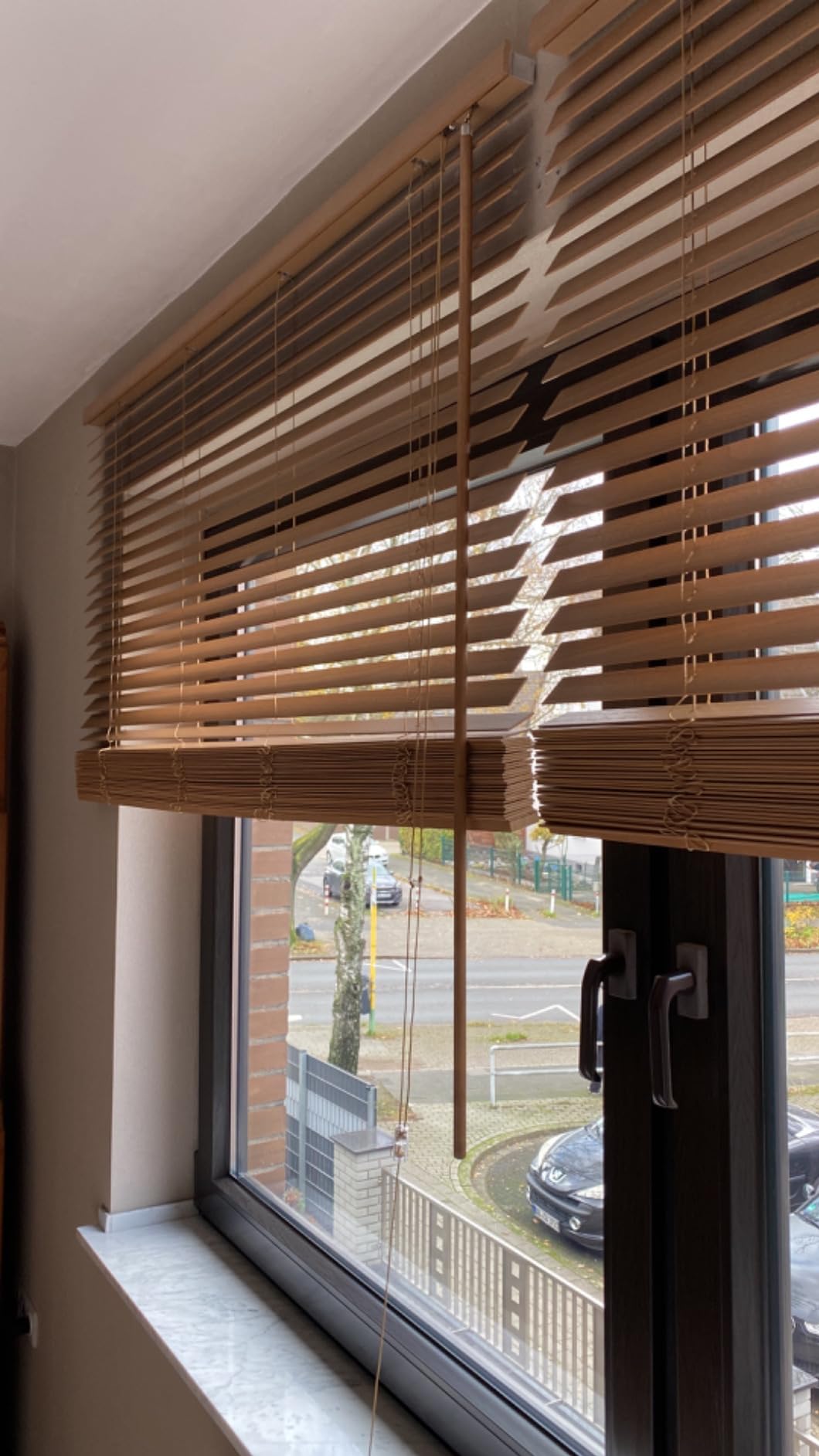 Sol Royal JH3 Holzjalousie 140x160 cm weiß lichtdicht
