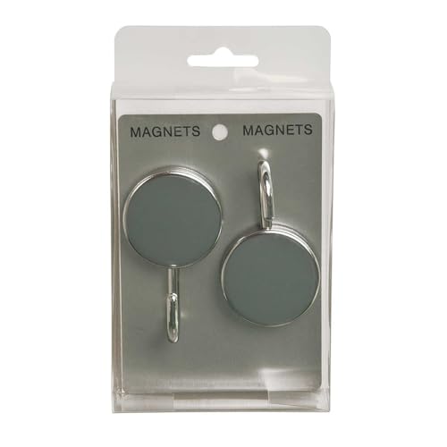 HAB & GUT MC611 Magnethaken Edelstahl XL 40mm 2er Set