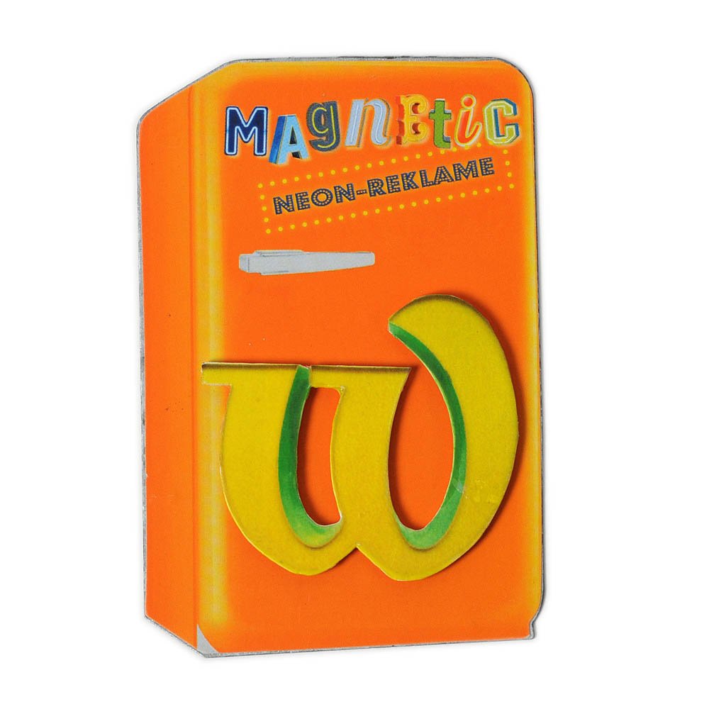 HAB & GUT Vintage VM023 Magnetbuchstabe W Blech Retro
