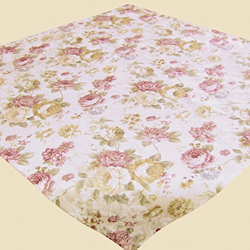 heimtexland Landhaus Rosen Typ442 Kissenhülle 40x40 cm Creme-Rosé