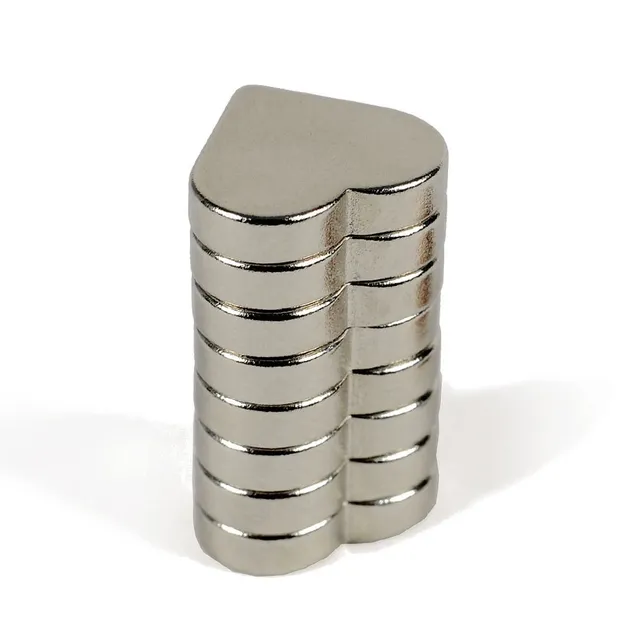 HAB & GUT MC000-H Magnet-Herz 8er Silber Neodym N40