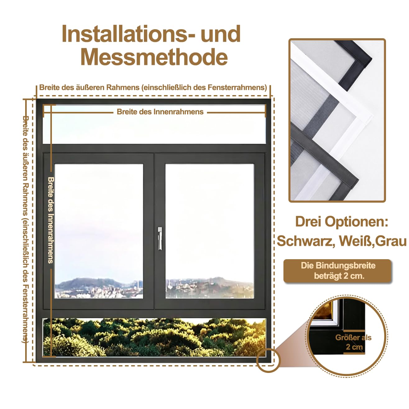 REDFIRE Katzennetz Fliegengitter 115x170cm Grau