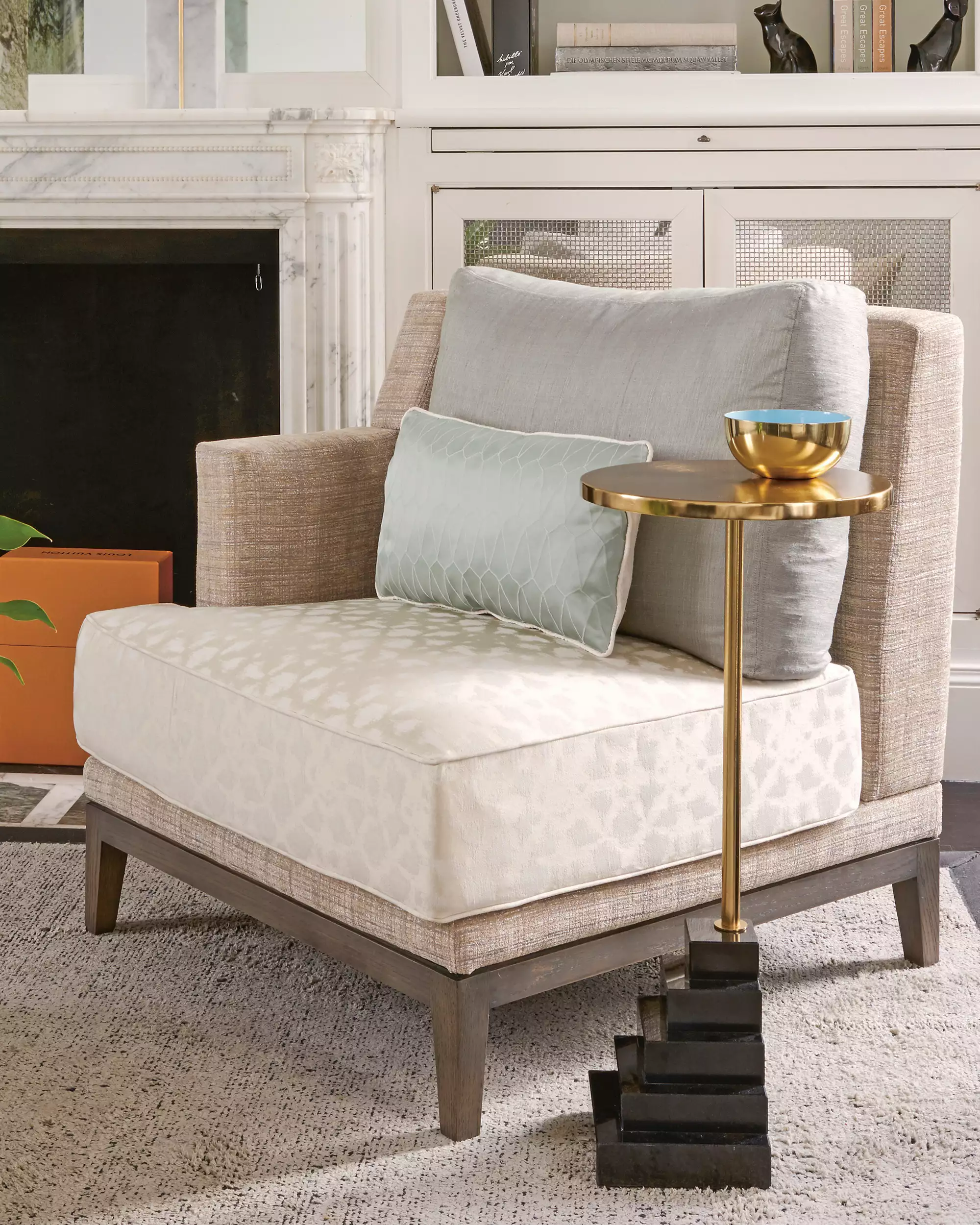 Création Baumann Maira Vorhangstoff Jacquard Retro