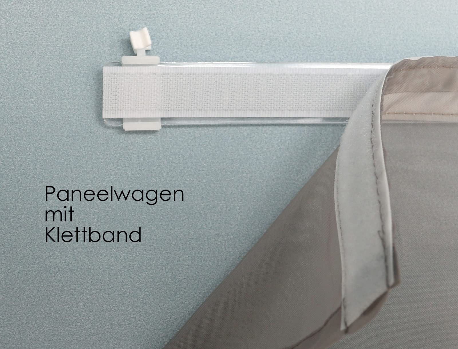 heimtexland Typ776 Schiebegardinen-Zubehör 60 cm Weiß Set
