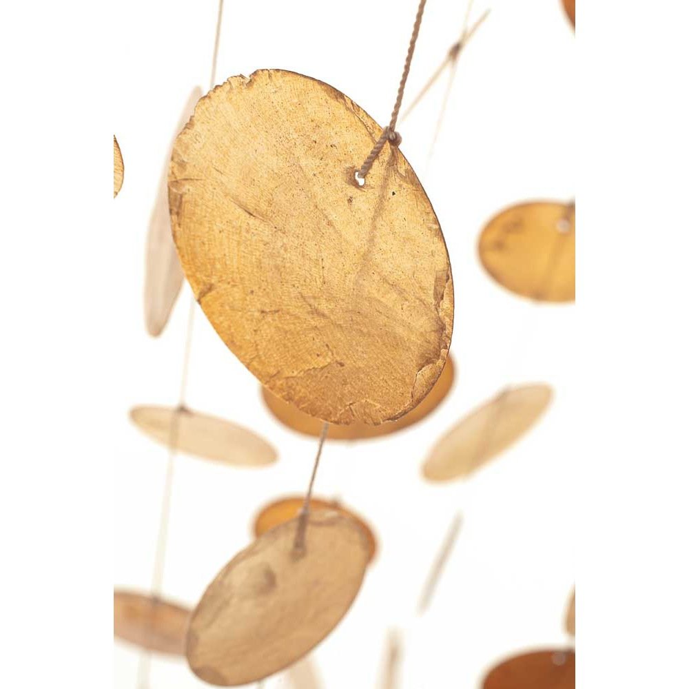 HAB & GUT HA0P1 Windspiel Beige-Braun 87 cm Perlmutt
