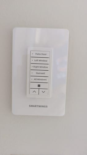SmartWings TapTech Wandschalter 5-Kanal weiß