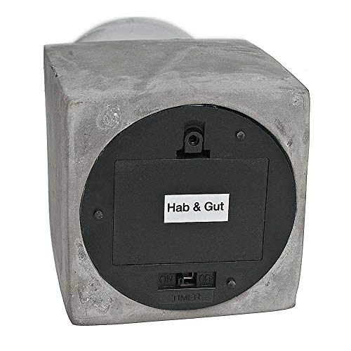 HAB & GUT L235 LED Betonlampe Retro Timer batteriebetrieben