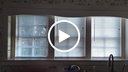 SmartWings Hardwired Linen Rollo 100% Blackout